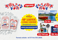 Hrajte až o 118 lákavých výhier s výrobkami Mecom Naše slovenské