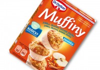 Už ste ochutnali novinku Dr.Oetker – Muffiny jablko, škorica, ovsené vločky?