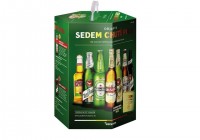 Sedem chutí piva v multipacku s novou kuchárskou knihou.