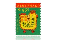 Slovenská pošta vydala veľkonočnú známku s motívom tradičnej paličkovanej čipky.
