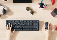 Tichá myš a tichá klávesnica Logitech MK295 Silent Wireless Combo